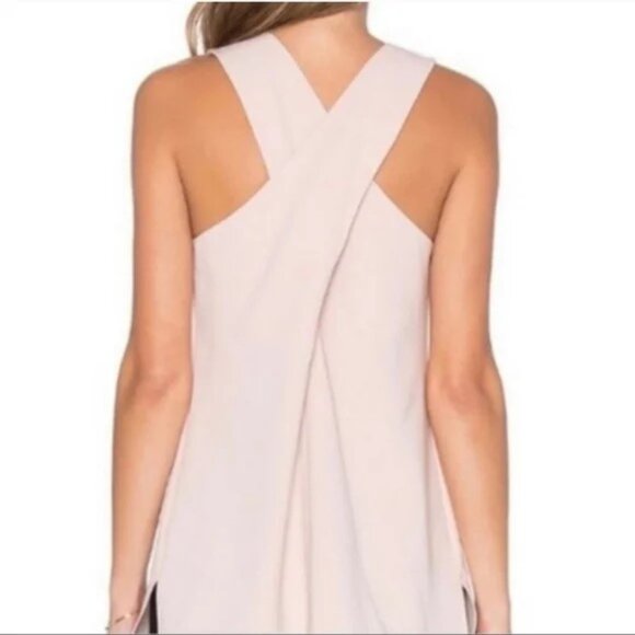 NWT Theory Women's Summer Suit Top size S (sep. size 4 bottoms) BLUSH Crepe - Picture 2 of 8